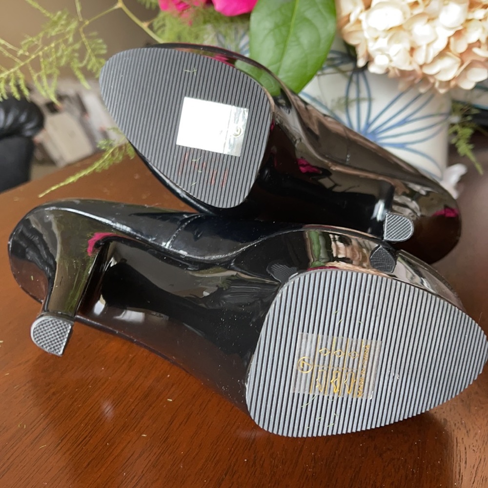 Pleaser black , platform, stiletto six inch heals - Picture 7 of 14